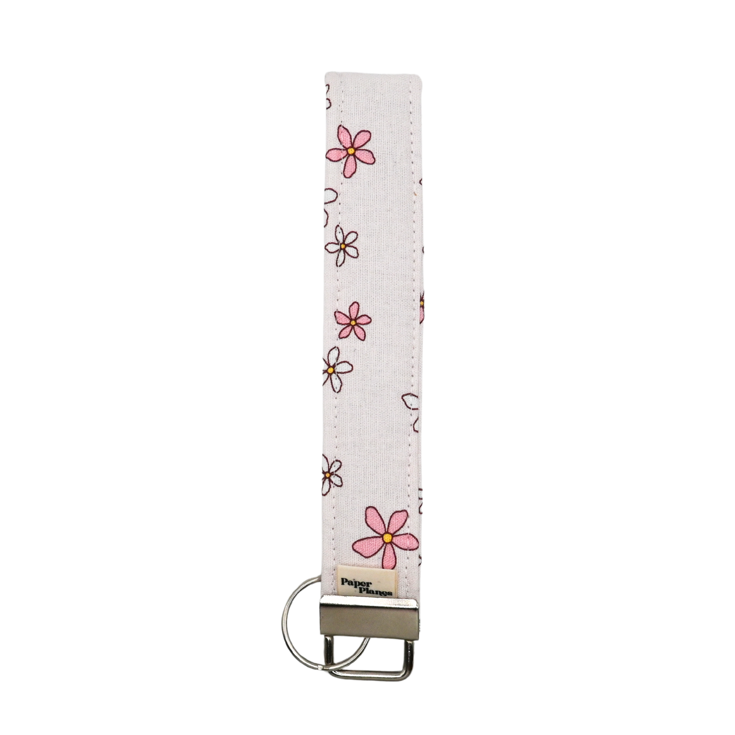 Pink Daisy Doodle Wristlet