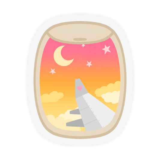 Plane Window Sticker