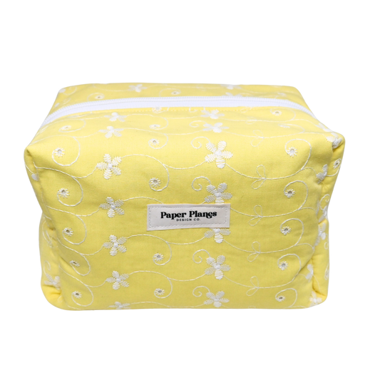 Yellow Daisy Carry-All Pouch